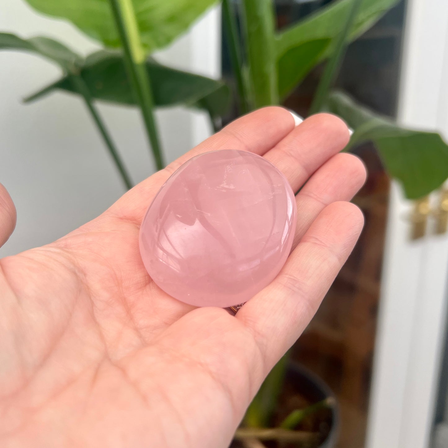 Rose Quartz Palm Stones