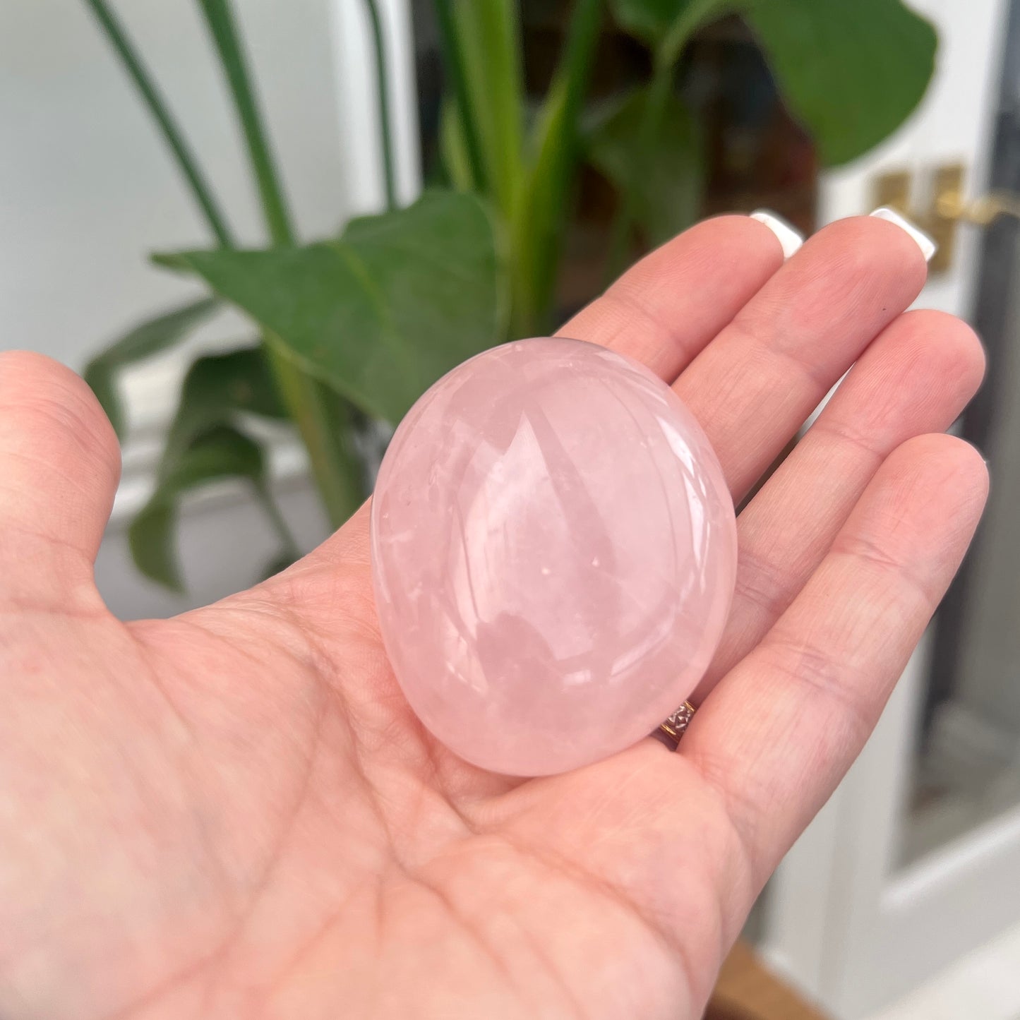 Rose Quartz Palm Stones