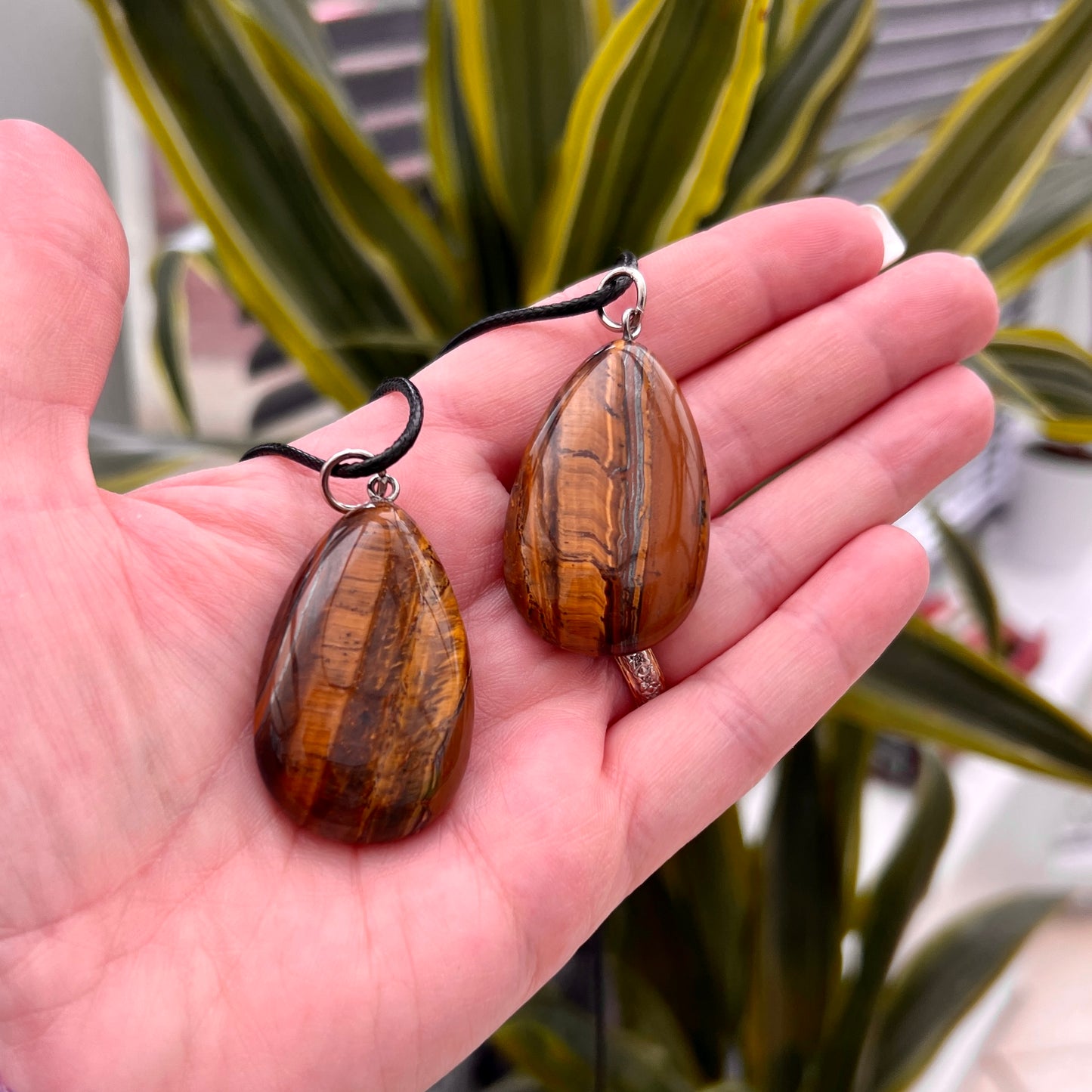 Tiger Eye Crystal Pendant