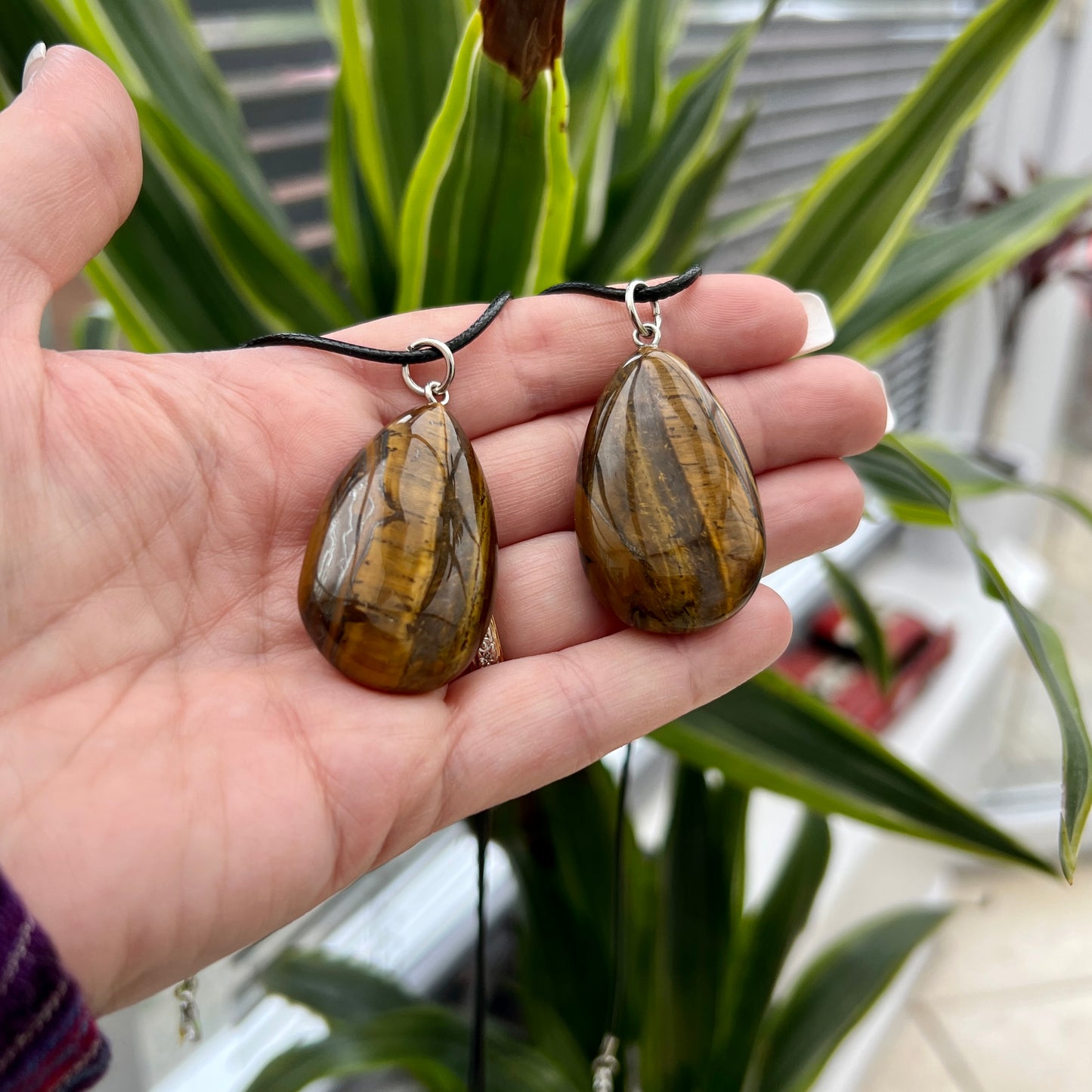 Tiger Eye Crystal Pendant